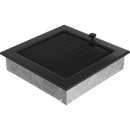 Решетка Черная с задвижкой (22*22) 22CX, изображение 5