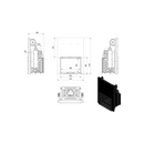 Каминная топка Zuzia/G (гильотина) (16 кВт), изображение 9
