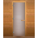 Дверь стекло  Сатин Матовая 180х70 (8мм, 3 петли 716 CR) (ОСИНА)