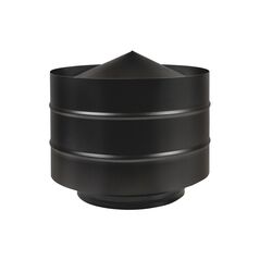 Дефлектор BLACK (Оц+AISI 430/0,5мм) д.150х250