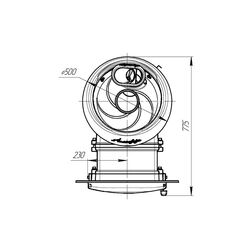 Печь банная "Атмосфера L" комбинированная сетка-ламель "Змеевик" наборный, изображение 8