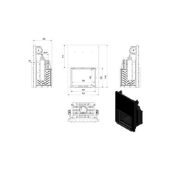 Каминная топка Zuzia/G (гильотина) (16 кВт), изображение 8