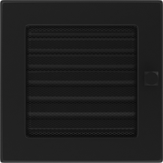 Решетка Черная с задвижкой (17*17) 17CX, изображение 2