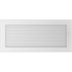 Решетка Белая с задвижкой (17*37) 37BX, изображение 2
