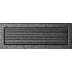 Решетка Черная/Серебро с задвижкой (17*49) 49CSX, изображение 2