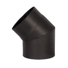 Отвод LAVA (конструкционная сталь 2мм, черный) 45* Д120, изображение 3