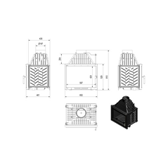 Каминная топка Zuzia/DECO (16 кВт), изображение 3