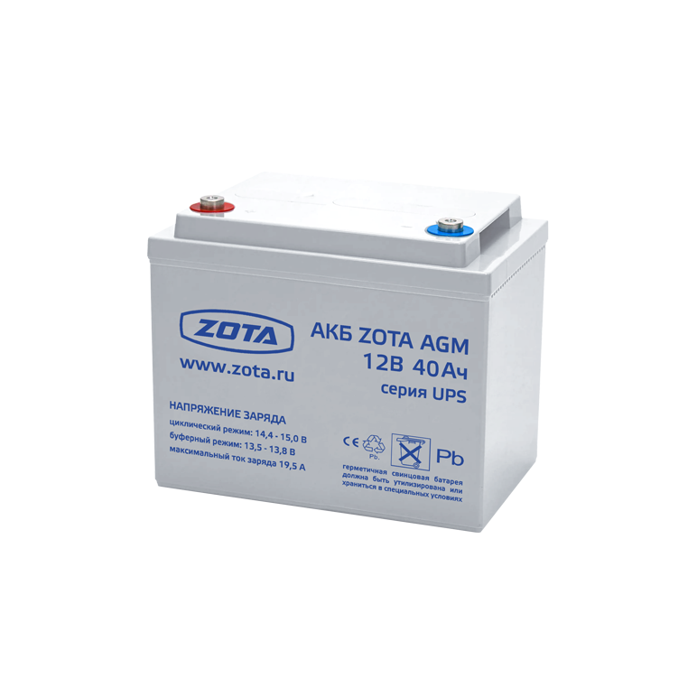 Аккумуляторная батарея ZOTA AGM 40-12