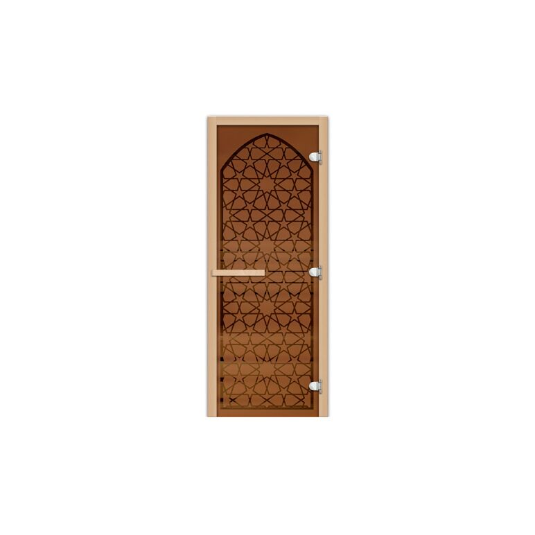 Дверь 1835х620 (1,9х0,7), Цвет/Рисунок : Бронза матовая/Арка