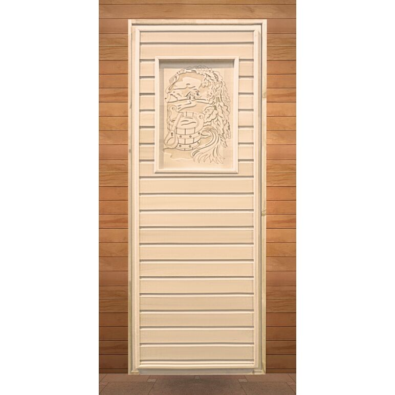 Дверь глухая липа с рисунком (коробка Хвоя) 1900х700, изображение 2