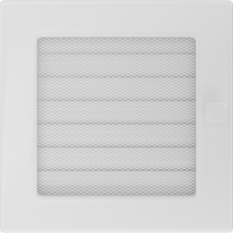 Решетка Белая с задвижкой (17*17) 17BX, изображение 2